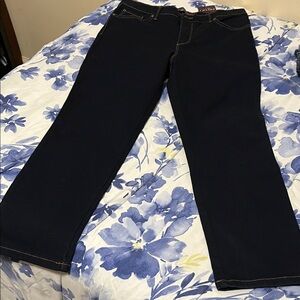Gloria Vanderbilt Women's Dark Blue Flare Jeans